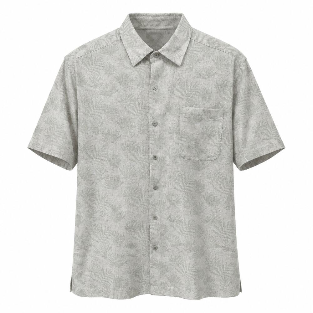 Nat Nast Luxury Originals Silk Blend Hawaiian Camp Shirt Size Large